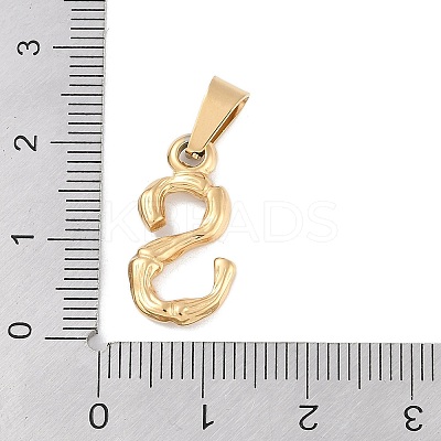 304 Stainless Steel Pendants STAS-F235-01G-S-1