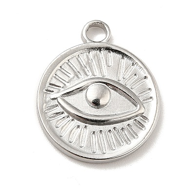 Non-Tarnish 304 Stainless Steel Pendants STAS-E176-15P-1