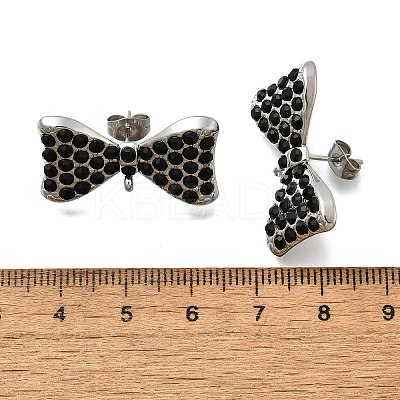 304 Stainless Steel Stud Earrings Findings EJEW-F361-10P-1