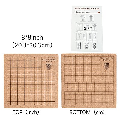 Cork Wood Blocking Mats for Knitting KNIT-PW0001-07-1
