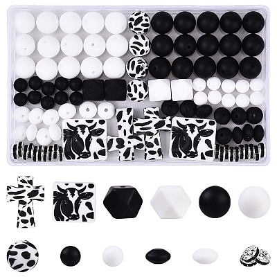 Cow & Cross Theme Bead Kits DIY-YW0017-45-1