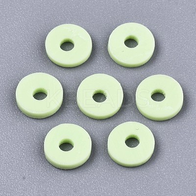 Handmade Polymer Clay Beads Strands CLAY-R089-8mm-Q080-1