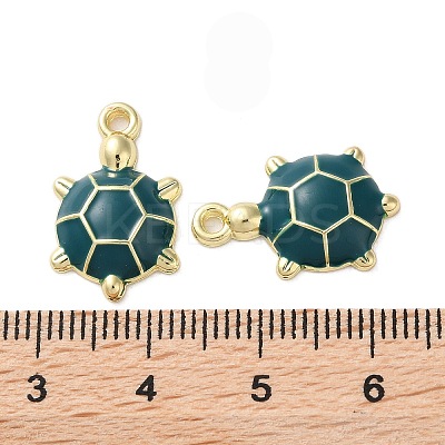 Alloy Enamel Pendants FIND-O003-08E-G-1
