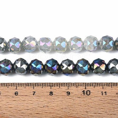 Anti-Tarnish Electroplate Glass Beads Strands GLAA-N064-10mm-01-1