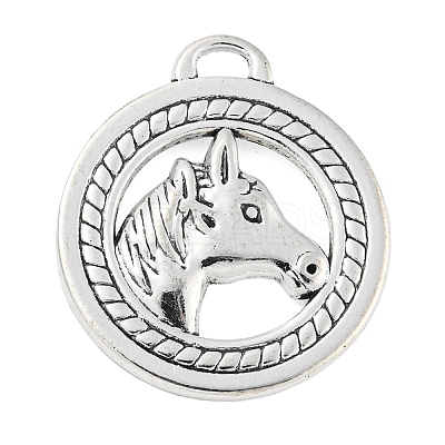 Tibetan Style Alloy Pendants X-TIBEP-S293-015AS-LF-1