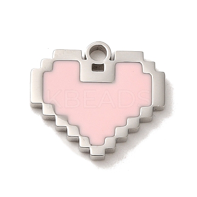 304 Stainless Steel Enamel Charms X-STAS-L022-005P-1