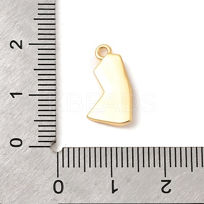 Brass Micro Pave Cubic Zirconia Pendants KK-C117-12G-K-1
