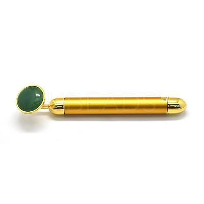 Natural Green Aventurine Electric Massage Sticks G-E515-13M-1