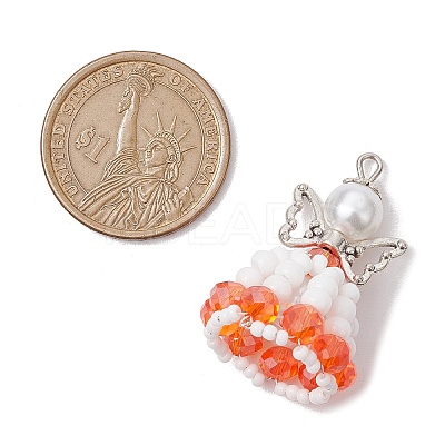 Handmade Seed Beads Pendants PALLOY-MZ00400-1