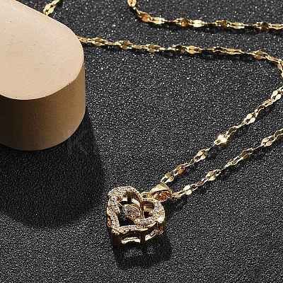 304 Stainless Steel Necklaces for Women LS-NJEW-R015-03G-1