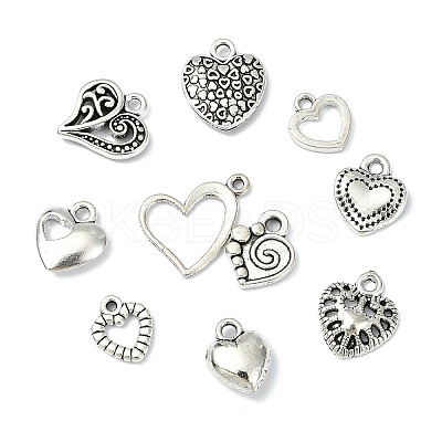 Unique Valentines Day Gift Ideas for Girlfriend Tibetan Style Alloy Pendants TIBEP-CJ0001-07-1