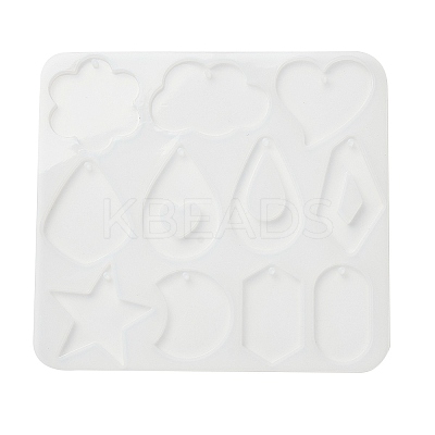 Geometric Earrings Pendants DIY Silicone Mold DIY-Q033-01B-1