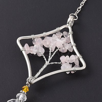 Teardrop Acrylic Beads Big Pendant Decorations HJEW-D029-01P-D-1