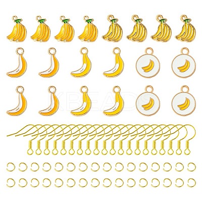 DIY Banana Dangle Earrings DIY-FS0006-04-1