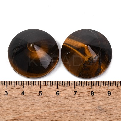 Natural Tiger Eye Cabochons G-Q184-01H-1