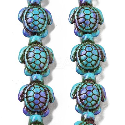 Synthetic Turquoise Dyed Beads Strands X-G-P507-05M-1