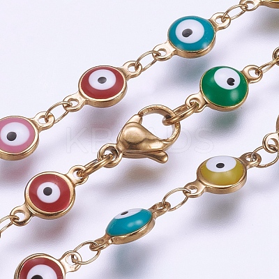 304 Stainless Steel Chain Necklaces LS-STAS-P164-32G-1