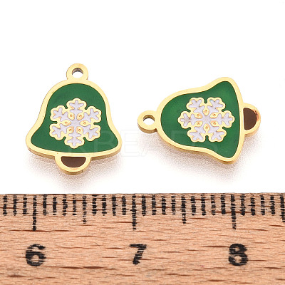 304 Stainless Steel Enamel Charms STAS-T065-58G-02-1