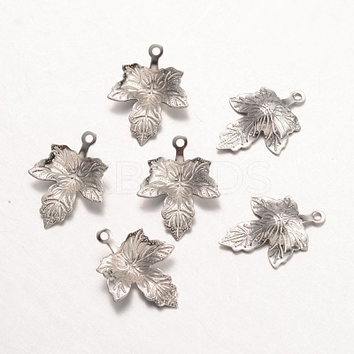 Tarnish Resistant Autumn Theme 316 Surgical Stainless Steel Pendants STAS-K096-28P-1