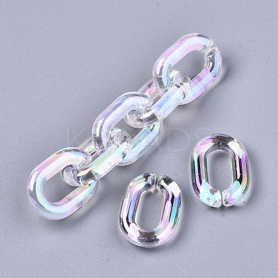 Transparent Acrylic Linkings Rings PACR-N010-030B-01-1