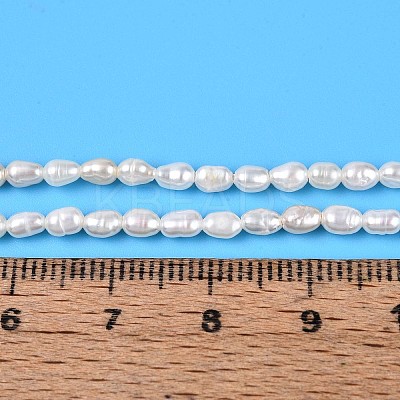 Natural Cultured Freshwater Pearl Beads Strands PEAR-T006-07-1