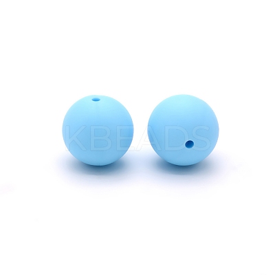 Silicone Beads Round Rubber Bead 15MM Loose Spacer Beads for DIY Supplies Jewelry Keychain Making FIND-SX0001-165-1