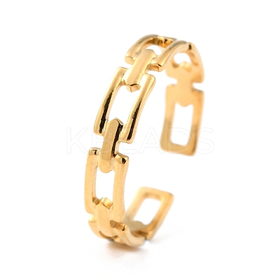 Ion Plating(IP) 304 Stainless Steel Finger Rings RJEW-L102-14G-1