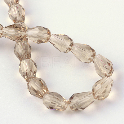 Transparent Glass Bead Strands LS-GLAA-R024-6x8mm-05-1