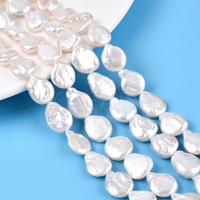 Natural Keshi Pearl Beads Strands PEAR-S018-02K-1