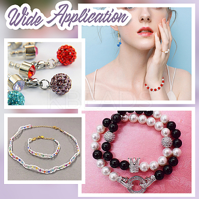 150Pcs 3 Colors Rhinestone Pave Disco Ball Beads RB-UN0001-17C-1