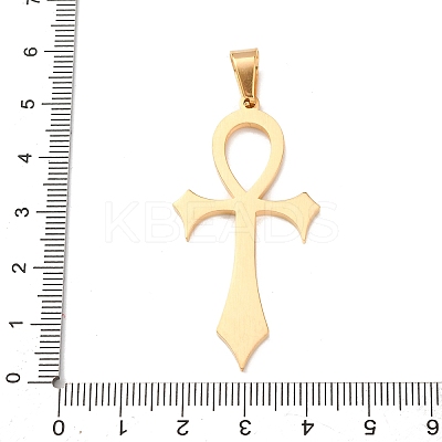 304 Stainless Steel Pendants STAS-P421-07G-1