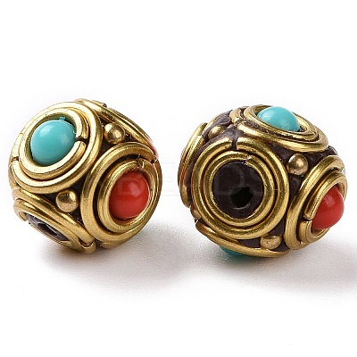 Handmade Indonesia Beads KK-G454-09G-01-1