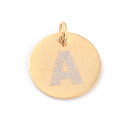 Ion Plating(IP) 304 Stainless Steel Charms STAS-H159-01G-1