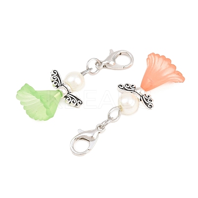 Acrylic Pendants HJEW-JM00382-S-1