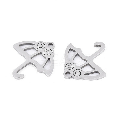 201 Stainless Steel Pendants STAS-T073-49P-1