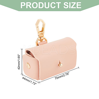 2Pcs 2 Colors PU Leather Pet Collar Couple Ring Boxes AJEW-DR0001-23-1