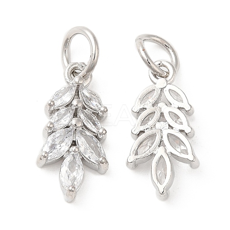 Rack Plating Brass Pave Cubic Zirconia Pendants LS-KK-Z026-02P-1