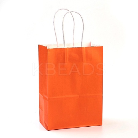 Rectangle Kraft Paper Pouches Gift Shopping Bags AJEW-G020-C-08-1