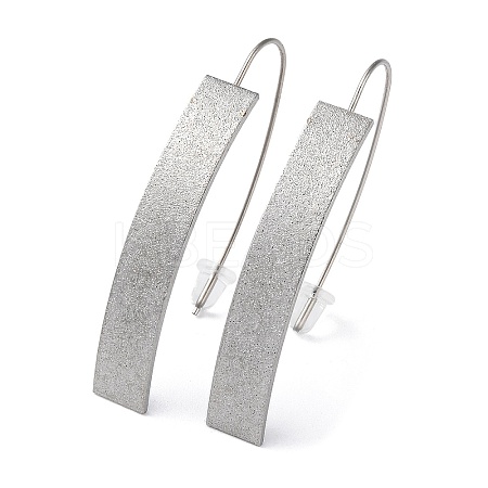 Non-Tarnish 304 Stainless Steel Dangle Earrings for Women EJEW-D085-01P-02-1
