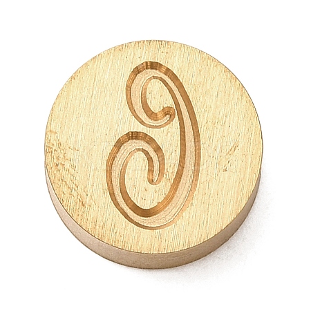 Golden Tone Brass Letter Stamps LS-KK-R005-01C-1