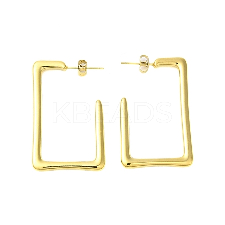 Ion Plating(IP) 304 Stainless Steel Stud Earrings EJEW-H009-01G-05-1