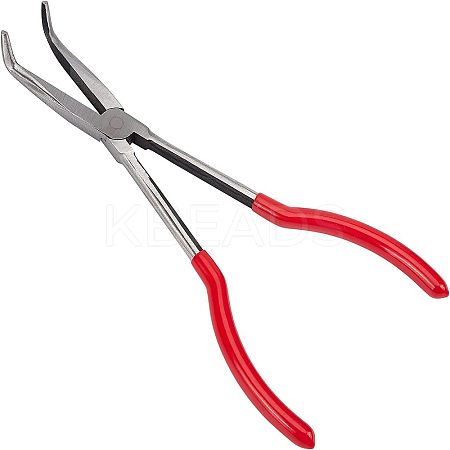 High Carbon Steel Bent Needle Nose Pliers PT-WH0006-05A-1