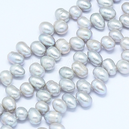 Natural Cultured Freshwater Pearl Beads Strands PEAR-G004-01A-01-X-1