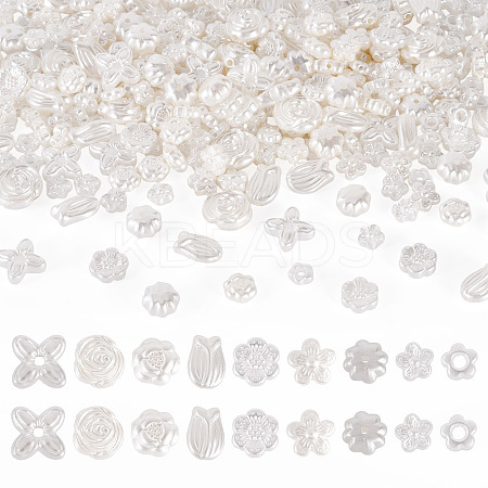 ABS Plastic Imitation Pearl Beads KY-TA0001-52-1