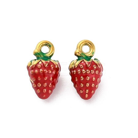 304 Stainless Steel Enamel Pendants STAS-B085-42G-01-1