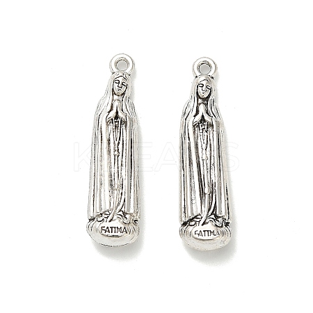 Tibetan Style Alloy Pendants FIND-H053-12AS-1