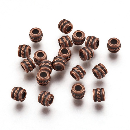 Tibetan Style Alloy Spacer Beads Y-RLF0447Y-1
