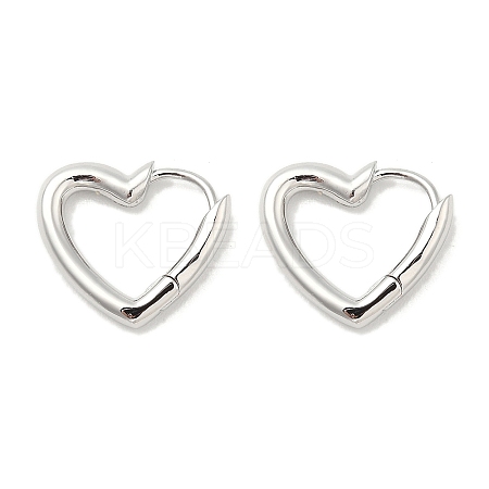 Brass Hoop Earrings EJEW-M260-07P-1