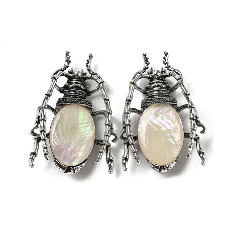 Dual-use Items Alloy Insects Brooch JEWB-C026-05N-AS-1