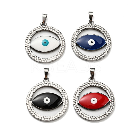 304 Stainless Steel Pendants STAS-C078-03P-1